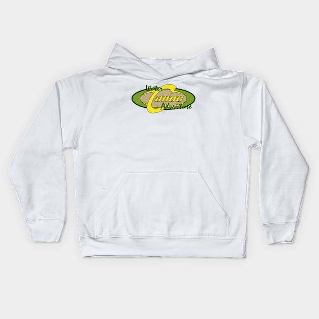 Canoe Water Adventure Kids Hoodie by TBM Christopher